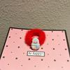 Anel de cabelo de pelúcia de Natal vermelho bonito dia de ano novo bonito dos desenhos animados acessórios de cabelo estudante rabo de cavalo anel de cabelo elástico de alta