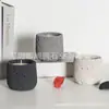 Copo de Vela Aromática com Textura de Cimento Transfronteiriça Copo Vazio para Vela DIY Pedra Difusora Recipiente de Fragrância Sem Chama Ornamento