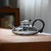 Tetera Nueva, Olla Cola de Rata, Olla de Vidrio de Alto Borosilicato Resistente al Calor, Olla Saludable, Hervidor de Agua, Cafetera Térmica para el Hogar
