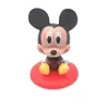 Decoración para pastel Hoja Mickey de 6 piezas Muñeco Mickey Mouse con cabeza que se mueve Bandera Mickey Minnie Decoración para pastel Pato Donald
