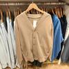 Nuevo cárdigan casual de punto de manga larga para hombre y mujer, otoño e invierno 2024, abrigo suéter de moda 462199/471755