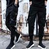 Macacão masculino primavera e verão Nova marca de moda ins masculina solto plus size comprimento no tornozelo calça esportiva casual versátil