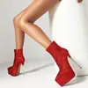 Plataforma Impermeable Especial Tacón Nuevo Botines Lentejuelas Negro Blanco Clásico Adulto Clásico