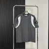 Camiseta Casual Solta de Manga Curta Secagem Rápida Color Block Estilo Americano Pedra Transfronteiriça Esportiva Gelo Refrescante Tendência para Homens e Mulheres
