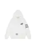 Sudadera con capucha bordada de letras a rayas retro americana para hombre y mujer, diseño 2026 marca de moda ajuste holgado top para pareja