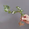 Baoshi Nieve de junio maceta hidropónica bonsái forma de acantilado oficina interior mesa fácil de cuidar plantas de follaje mesa de centro agua