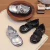 Zapatos Mary Jane de encaje con lazo para niñas, nueva colección primavera/verano 2026, suela suave, antideslizantes, elegantes zapatos de princesa para bebés