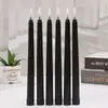 Vela Eletrônica LED de Haste Longa para Decoração de Ambiente, Temporizador Controlado por Controle Remoto, Vela Sem Fumaça com Chama Brilhante