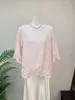 Zhi LiNova Camiseta Básica Jacquard Vazado Borboleta Manga Curta Estilo Chinês Novo Verão 2026 Novo Estilo Nacional Gola Redonda Top para Mulheres