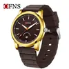 Reloj de Hombre Oufani Más Vendido Transfronterizo Moda Casual Resistente al Agua Luminoso Cuarzo Clásico Esfera Grande Reloj con Calendario Simple