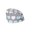 Gorros quirúrgicos estampados con múltiples diseños para hombres y mujeres, combinados con uniformes médicos y de enfermería, con toallas absorbentes de sudor, se pueden estampar con LOGOTIPO