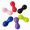 PVC uña puntiaguda bola de masaje de cacahuete entrenamiento de rehabilitación bola fascial plantar hombro cuello aliviar el dolor yoga bola de erizo