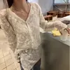 Conjunto de Dos Piezas de Moda Casual para Mujer con Suéter Cardigan de Cuello en V + Falda Dongdaemun Doudousha Coreano Otoño e Invierno