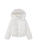 Chaqueta de plumón con capucha y cuello de pelo estilo Retro Americano para Hombres y Mujeres Invierno 2025 Nueva Gruesa Cálida Holgada y Versátil