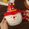 Taza Mágica Navideña Creativa Marca Taza de Aspecto Elegante Taza de Agua Linda con Tapa Recuerdo Regalo para Niña