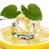 Cubo de Hielo Simulado DIY Hecho a Mano Miniatura Resina Comida Juguete Cubo de Hielo Falso Transparente Cuadrado Bar Accesorios para Sesión de Fotos Decoración
