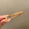 Pulsera de Acero de Titanio Zirconia que No se Desvanece para Mujer Lujo Accesible Sentido de Nicho de Gama Alta Pulsera de Moda Simple Elegante Versátil Pulsera