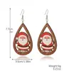 Pendientes de Navidad Europeos y Americanos Set de Pendientes de Navidad Copo de Nieve Campana Pendientes de Navidad Árbol de Navidad Pendientes de Navidad Transfronterizos