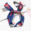 Bolsa de alça decorativa versátil estilo coreano para primavera e verão lenço de seda fita estreita fina cinto de fita lenço de fita para mulheres
