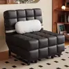 Sofá cama nuevo modelo, doble propósito, reclinable y para sentarse, adecuado para apartamentos pequeños, color crema, estilo vintage, ideal para siestas, viviendas de alquiler, gama alta, plegable, multifuncional