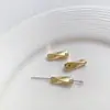 Relleno de Oro de 18 Quilates Conservación del Color Barra Larga Cuentas Tubulares Imitación Barroca Barra Larga Espaciadores Lisos Accesorios para Cuentas de Collares Hechos a Mano DIY