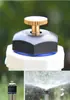 Boquilla Centrífuga Atomizadora de Cobre para Clavo de Metal de 4 Puntos para Escritorio de Plástico Riego de Jardín y Césped Refrigeración de Techos Eliminación de Polvo