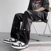 Jeans de Trabajo Retro Estilo Americano Blancos para Hombre Rectos Slim Largos Altos cleanfit Pantalones Micro Acampanados