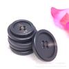 Botões de Chifre Preto Fosco para Casaco Trench Coat Botões de Lã Casaco de Lã Fabricante de Chifre Real Fornece Botões de Terno Estilo Minimalista Real