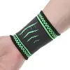 Fornecimento de fábrica pulseira de pulso elástica de nylon bainha para tendão do pulso capa protetora basquete vôlei entorse de mão Pulseira esportiva atacado