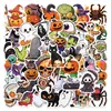 Conjunto Completo de Adesivos de Halloween Transfronteiriços para Guitarra, Caderno, Mala DIY Decoração Graffiti à Prova d'Água Novo Modelo Atacado