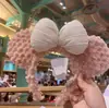 Agente de Compras da Disney para Faixas de Cabelo Shelliemay, Faixas de Cabeça de Pelúcia com Laço do Ursinho Duffy Fofo, Acessórios de Cabelo para Lavar o Rosto de Parque de Diversões