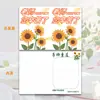 Postal del Día del Maestro de Girasol, Tarjeta de Felicitación Festiva de Gracias por tu Guía, Tarjeta de Felicitación Regalo Escribible
