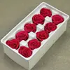 Flor mágica, flor eterna, grado B, 3-4 rosas, 10 flores secas, unicornio, regalo de San Valentín, caja, bolsa.