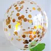 Balão de látex transparente Amazon de 12 polegadas com lantejoulas, balão de lantejoulas com confetes coloridos, balão de decoração de casamento