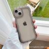 Patrón de Onda Casual Adecuado para Funda de Teléfono Móvil Apple 14 Cubierta Protectora para Iphone15 13Protpu Transparente XS Color Puro Suave