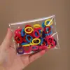 Xuxinhas de Cabelo Infantis Rosa Fofas Desenho Animado Menina Acessórios de Cabelo Elásticos de Bebê Não Danificam Novo Estilo Xuxinhas de Cabelo Acessórios de Cabeça