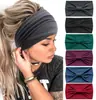 Banda Elástica Deportiva para el Cabello de Color Sólido Ancha Banda para el Cabello de Yoga Antitranspirante Absorbe el Sudor Diadema Macaron Banda para el Cabello de Cintura para Mujeres