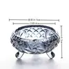 Cinzeiro grande de vidro, cristal estilo europeu, criativo, estiloso, personalizado, adequado para sala de estar, quarto, escritório, KTV, hotel