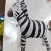 Animal de desenho animado com rodas para passear de cartão transfronteiriço Gato KT tigre estegossauro layout de aniversário balão de alumínio