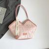 Bolso Grande de Moda y Popular para Mujer 2025 Primavera Nuevo Bolso de Hombro Gran Capacidad Casual Versátil Bolso Tote Bolso para Ir al Trabajo