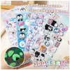 Shanle Lindas Mascotas 3D Pingüino Fantasma Cachorro Pegatinas de Burbujas Engrosadas Dibujos Animados de Animales para Niños Pegatinas 3D