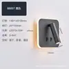 Luminária de parede para leitura em estilo nórdico com interruptor, adequada para quartos de hotel e pousadas, spot de LED criativo rotativo