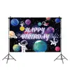 Tela de Fondo Decorativa para Fiesta Infantil de Sonic Astronauta Paw Patrol Mario Fiesta Transfronteriza Caricatura Suministros