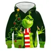 Nueva Sudadera de Punto Serie Navideña Halloween Papá Noel Cosplay Ropa Infantil