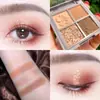 Maquillaje Novo5330 Sakura Story Paleta de Sombras de Ojos de Cuatro Colores Mate Perlado con Lentejuelas Impermeable Larga Duración Sin Desvanecimiento Sombras de Ojos