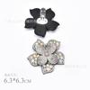 Venta al por mayor de accesorios de flores para zapatos con lazo de diamantes de imitación desmontables, hebilla decorativa, hebilla multifuncional, accesorios para bolsos de tacón alto