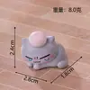 Gato bobo de desenho animado fofo oito peças adoráveis enfeites de mini gato DIY decoração de casa de bonecas acessórios de decoração para casa