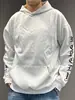 Sudadera con capucha bordada estilo gótico, unisex, oscura y atrevida, corte holgado, otoño/invierno, estilo para parejas, sudadera con capucha casual de moda