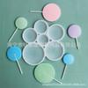 Molde de silicona para decoración de tartas con forma de piruleta, con pegamento de chocolate y azúcar, varios estilos opcionales