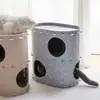Amazon al por mayor transfronterizo túnel túnel de casa para gatos empalmado de doble capa universal fieltro túnel de nido para gatos de doble capa juguete para gatos